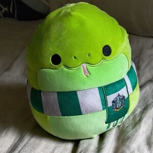 Green Snake Slytherin Accent Pillow Hogwarts Malfoy Harry Potter Plush Mallow